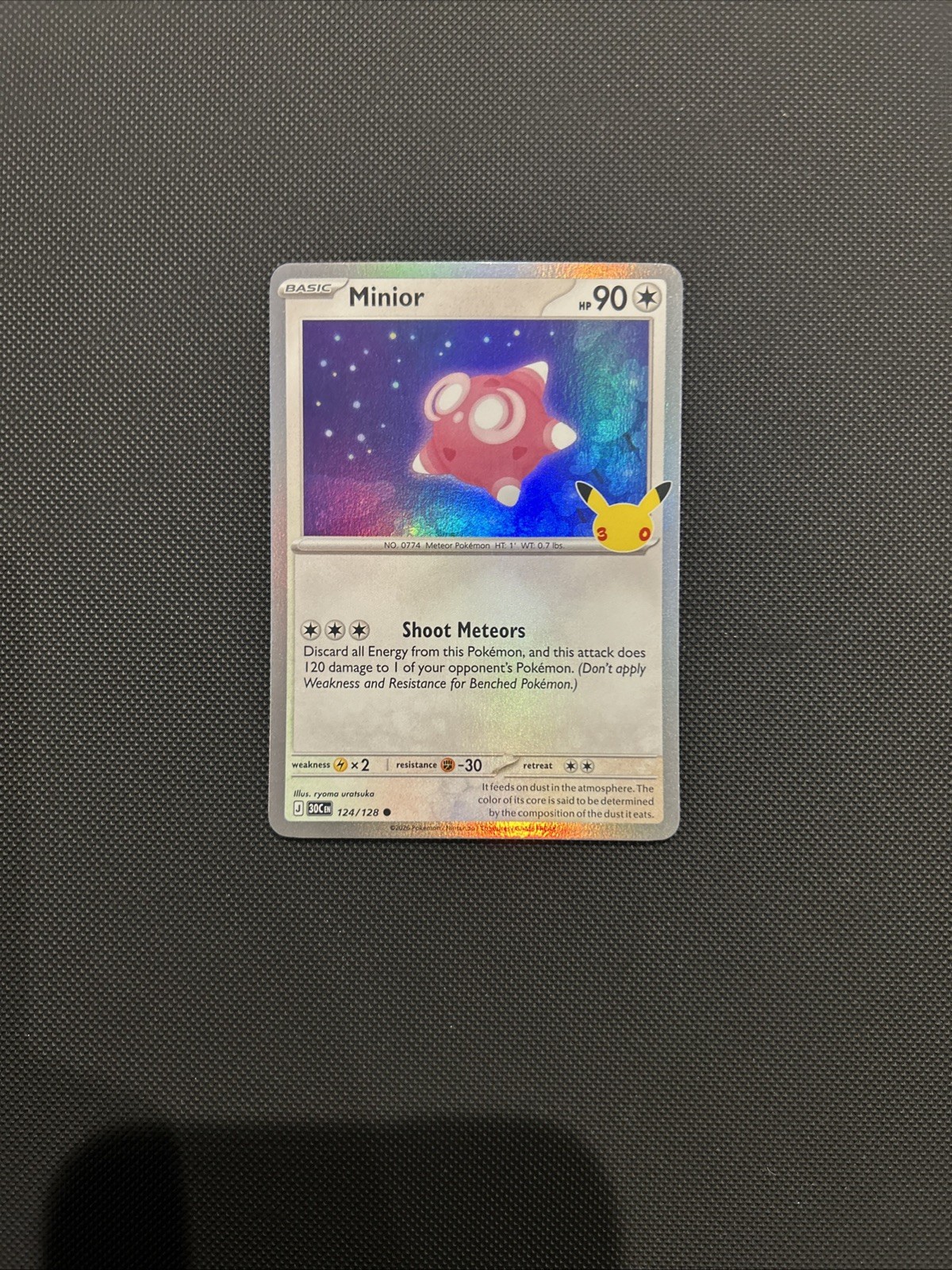Minior Holo Common ME: 30th Celebration 124/128 NM