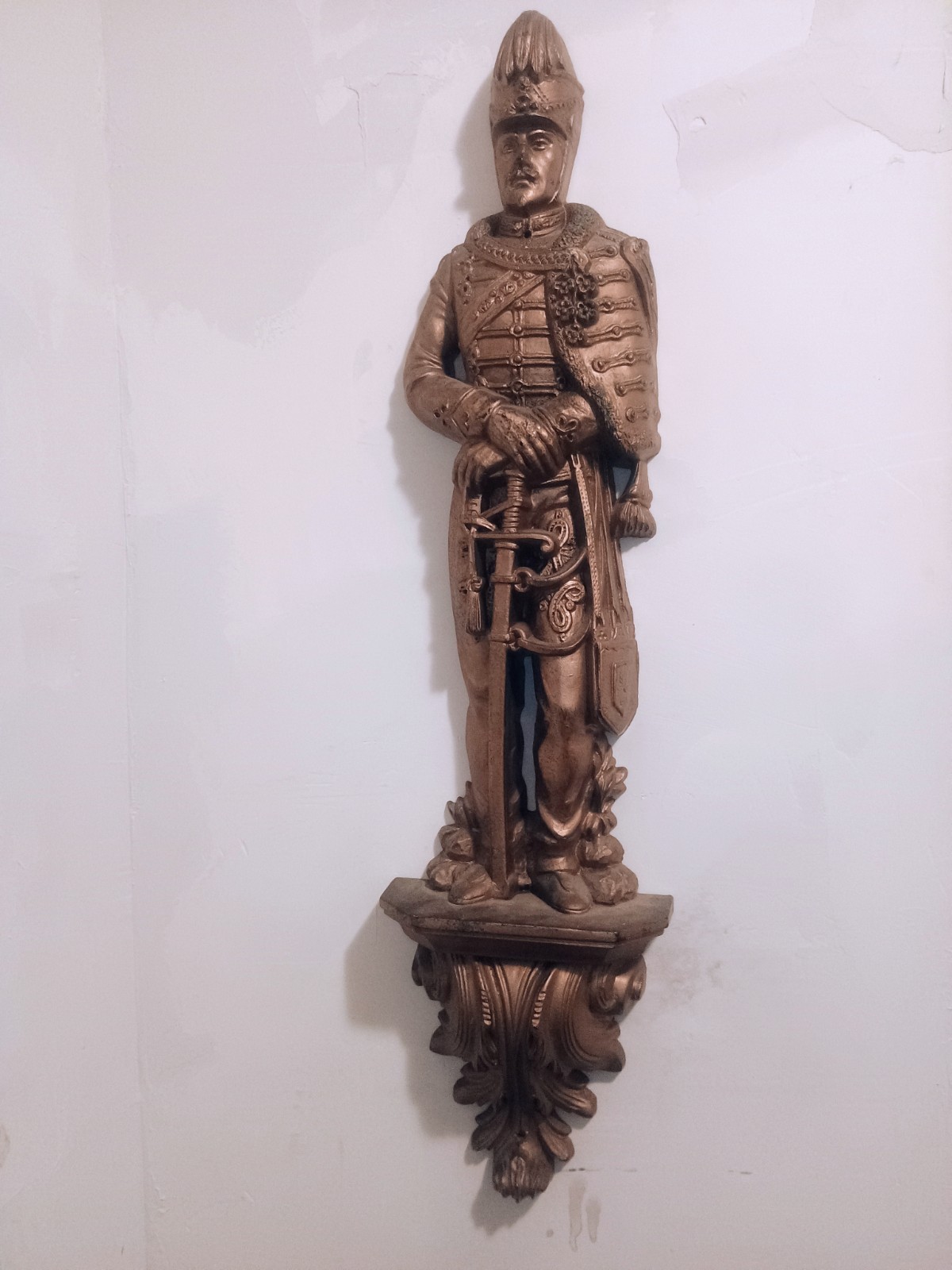 1965 Burwood Products Vintage Soldier Wall Plaque
