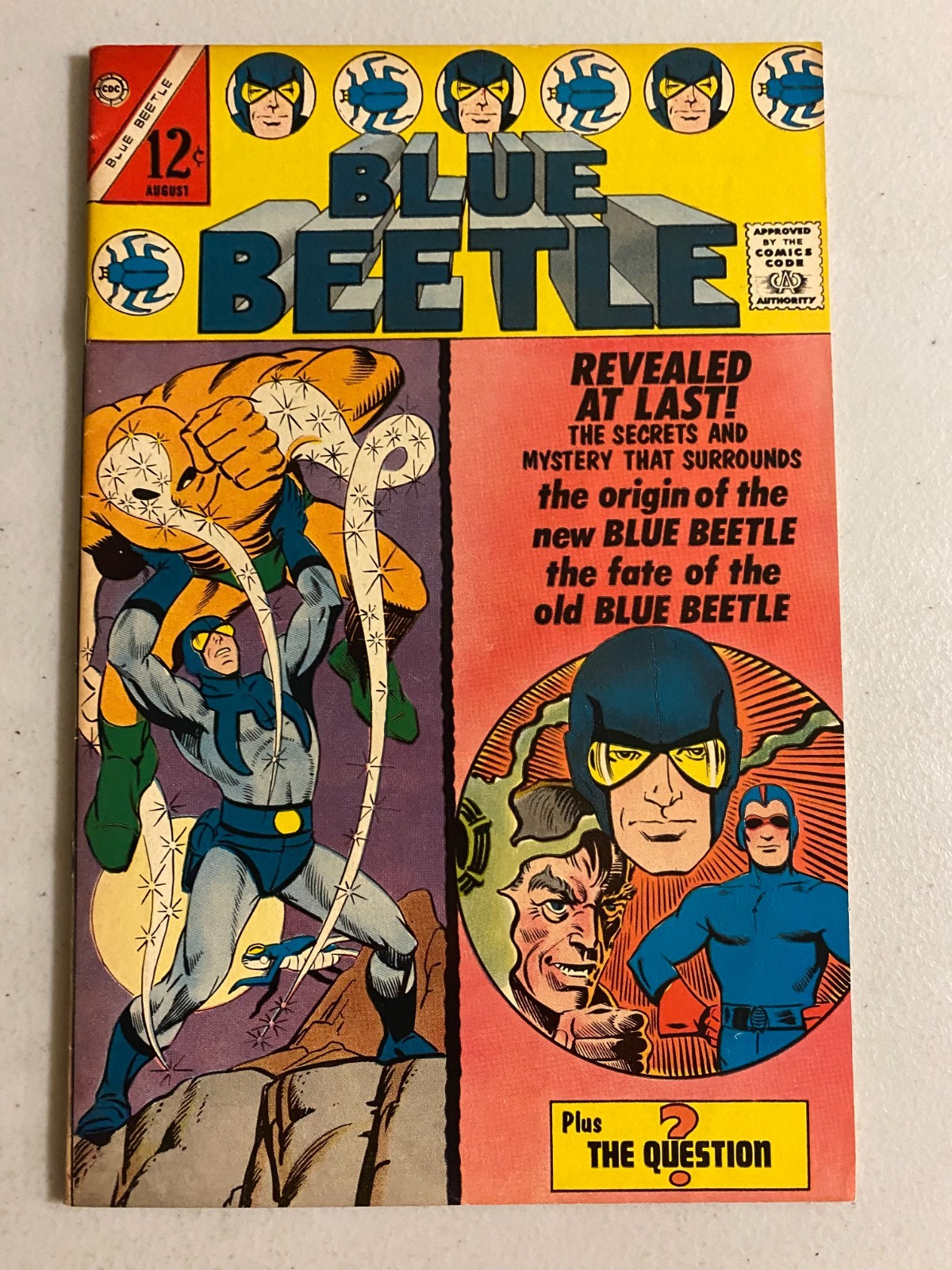 Blue Beetle #2 Charlton Comics Group (4.0 VG) 2nd appearance of Question (1967)