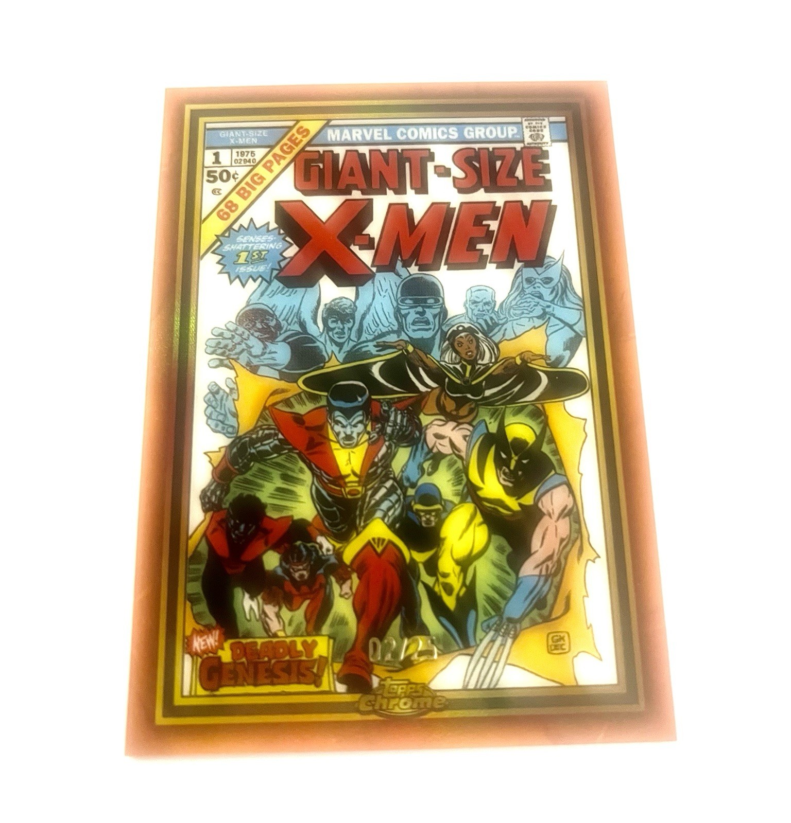 2024 Topps Marvel Chrome Giant Size X-Men #1  02/25