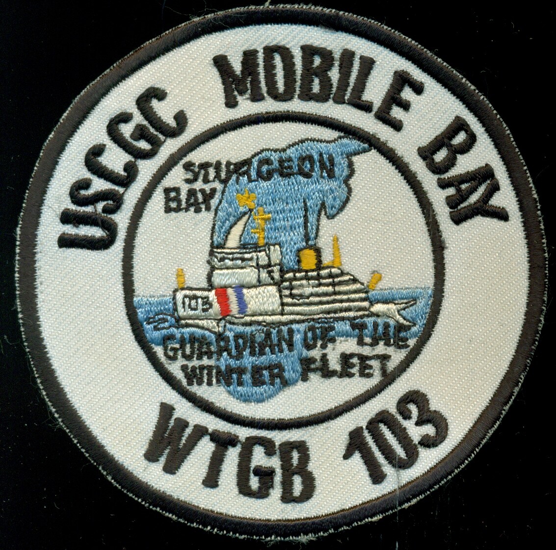 USCG Coast Guard USCGC Mobile Bay Sturgeon Bay Patch N-24