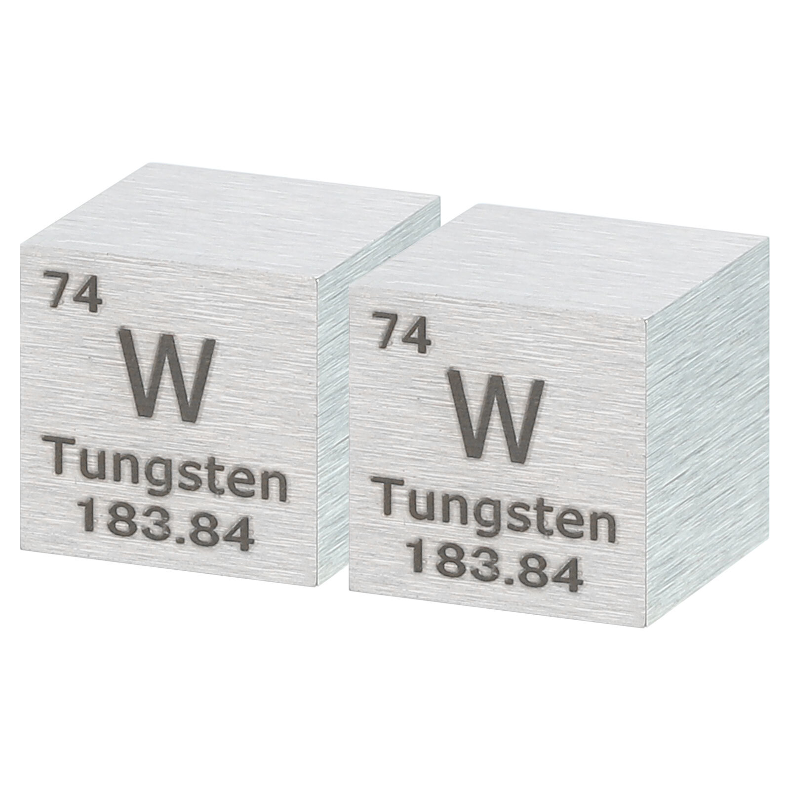 2Pcs Tungsten Cube, 0.39\