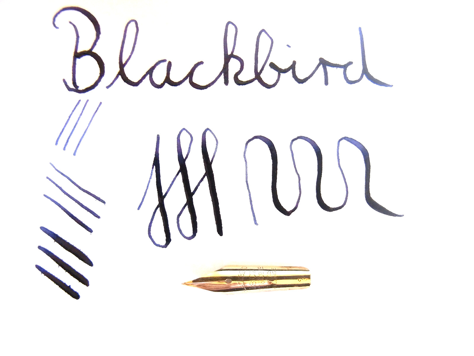 1930´s Flexy 18C Gold nib EF  EF-BBB For MABIE TODD BLACKBIRD Fountain Pen