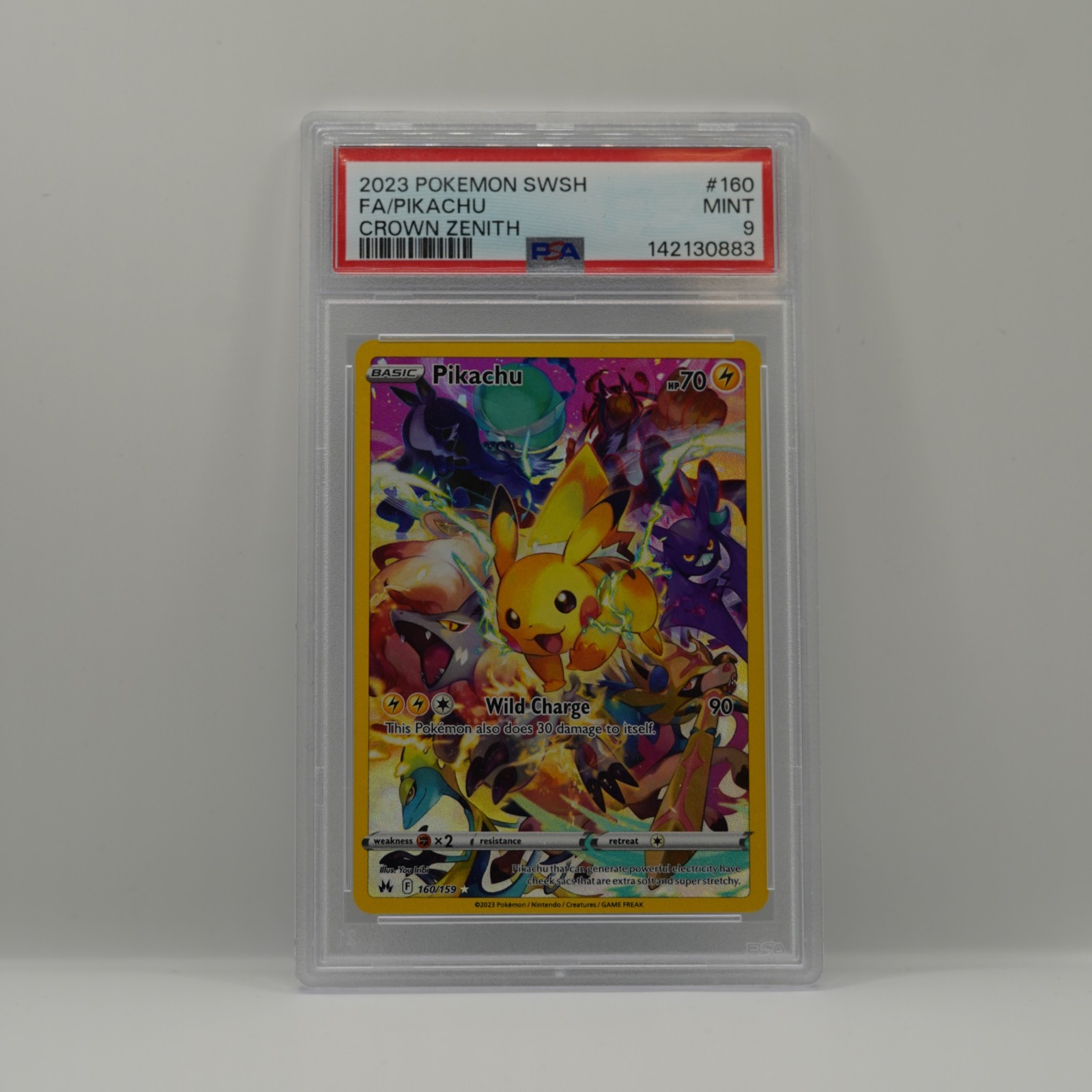 Pikachu PSA 9 160/159