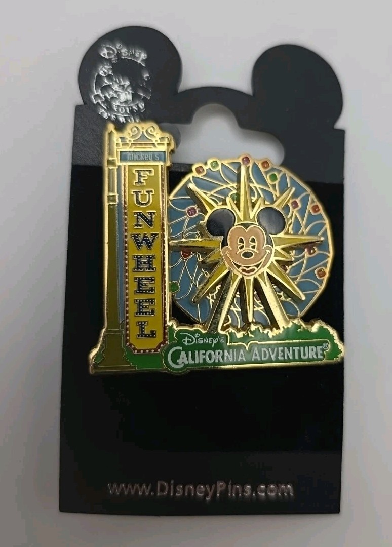2009 Disney California Adventure - Mickey's Funwheel Ferris Wheel Spinner Pin
