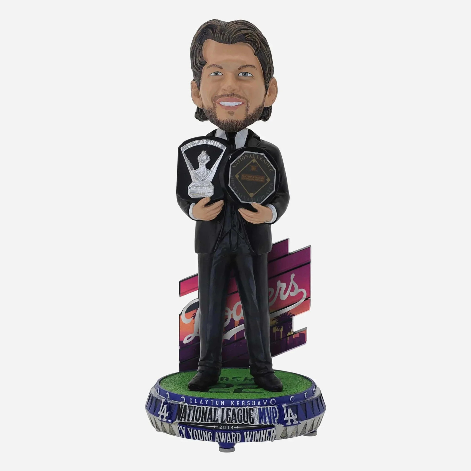 Clayton Kershaw Los Angeles Dodgers National League MVP & Cy Young Bobblehead