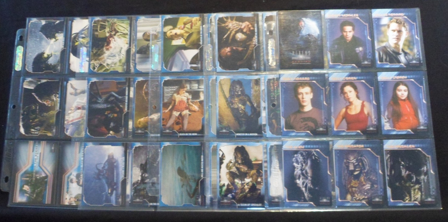 2007 AVP Aliens vs. Predator Requiem (Inkworks) FULL SET of 81 Base Cards (1-81)