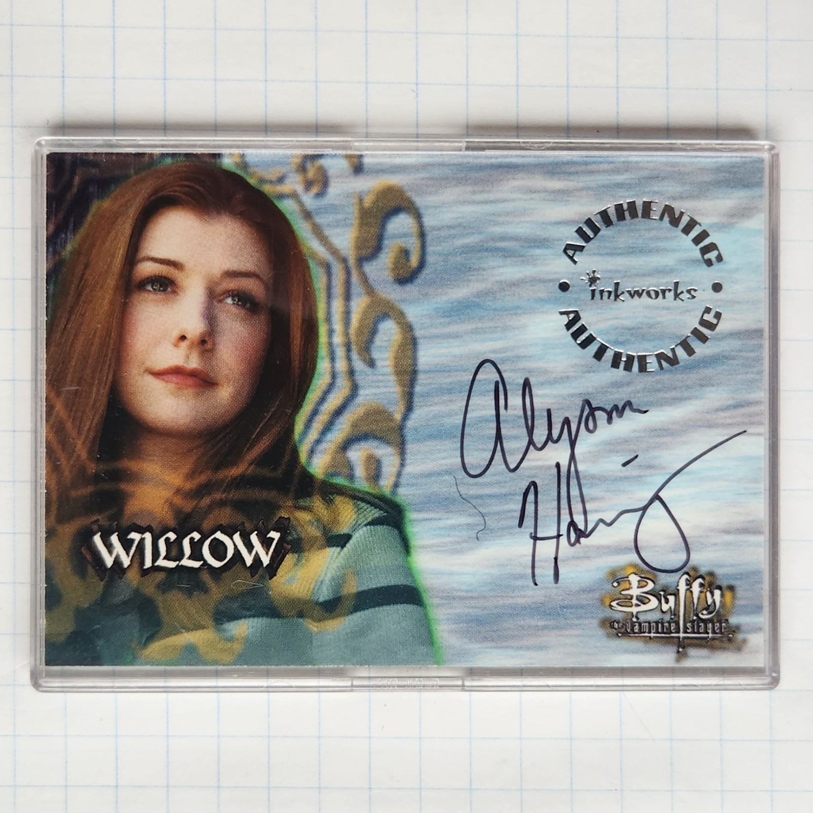 Buffy - Alyson Hannigan - Willow Autograph #A3 Trading Card (Inkworks 1998)