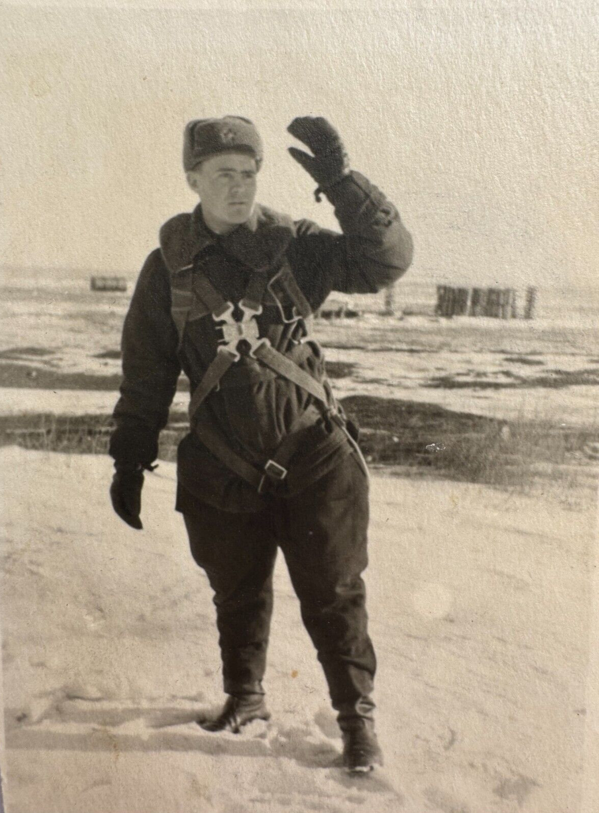 Handsome Guy Soldier Affectionate Attractive Young Man Army Vintage Photo
