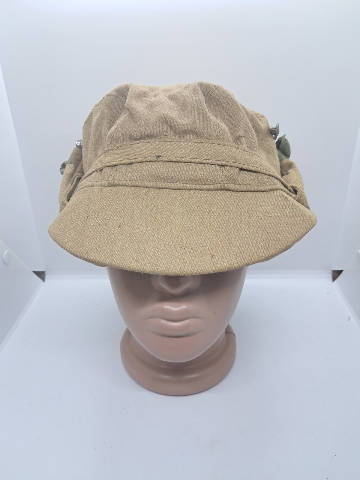 Cap Afganka Authentic Dated Soviet USSR Army Military Desert Hat size 56 Russian