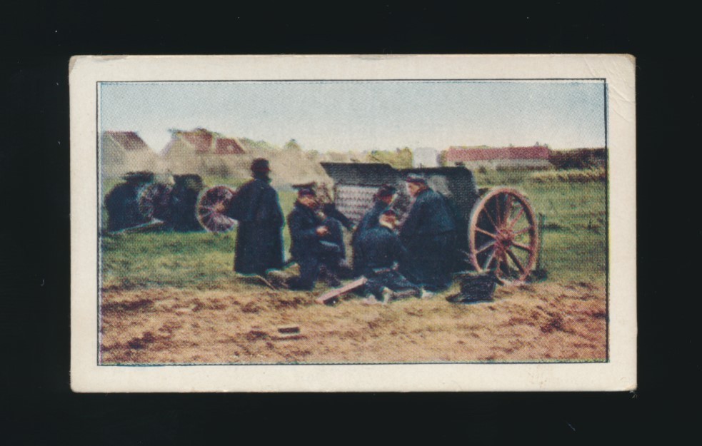 1915 T121 Sweet Caporal Cigarettes WORLD WAR I SCENES -#71 BATTLE OF HOFSTADE