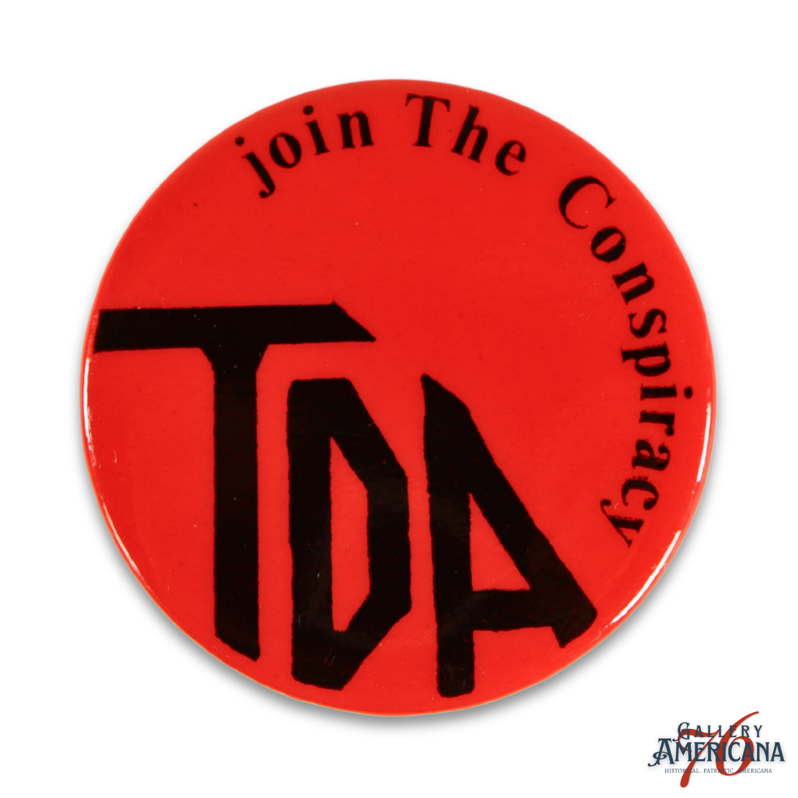 1970 TDA Join the Conspiracy Chicago 8 Trial Anti Vietnam War Protest Button