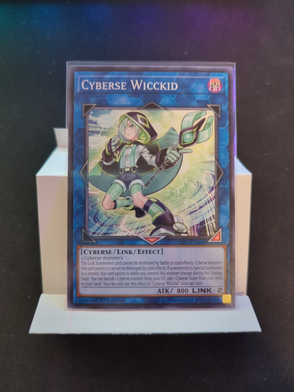 Yu-Gi-Oh 1st Edition Cyberse Wicckid - SAST-EN044 | Near Mint