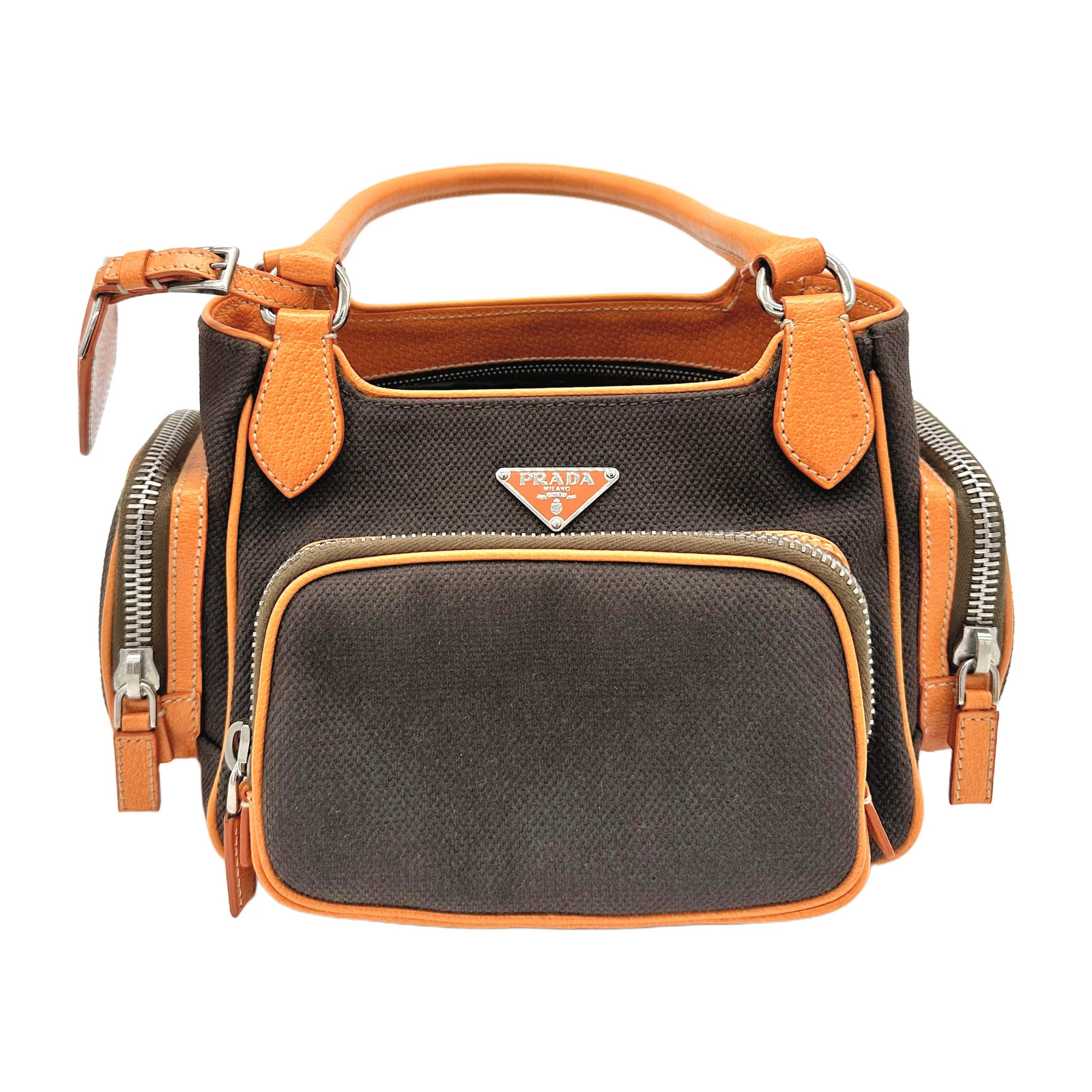 Prada Canapa Cinghiale Shoulder Bag