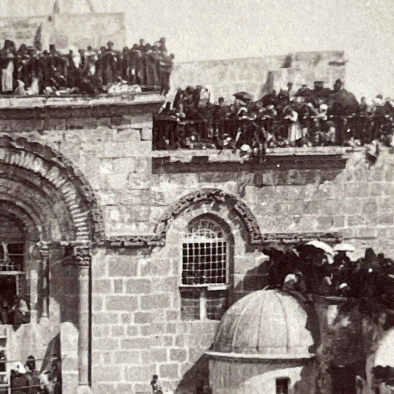 Jerusalem Church of the Holy Sepulchre Stereoview Underwood 1897 Holy Land