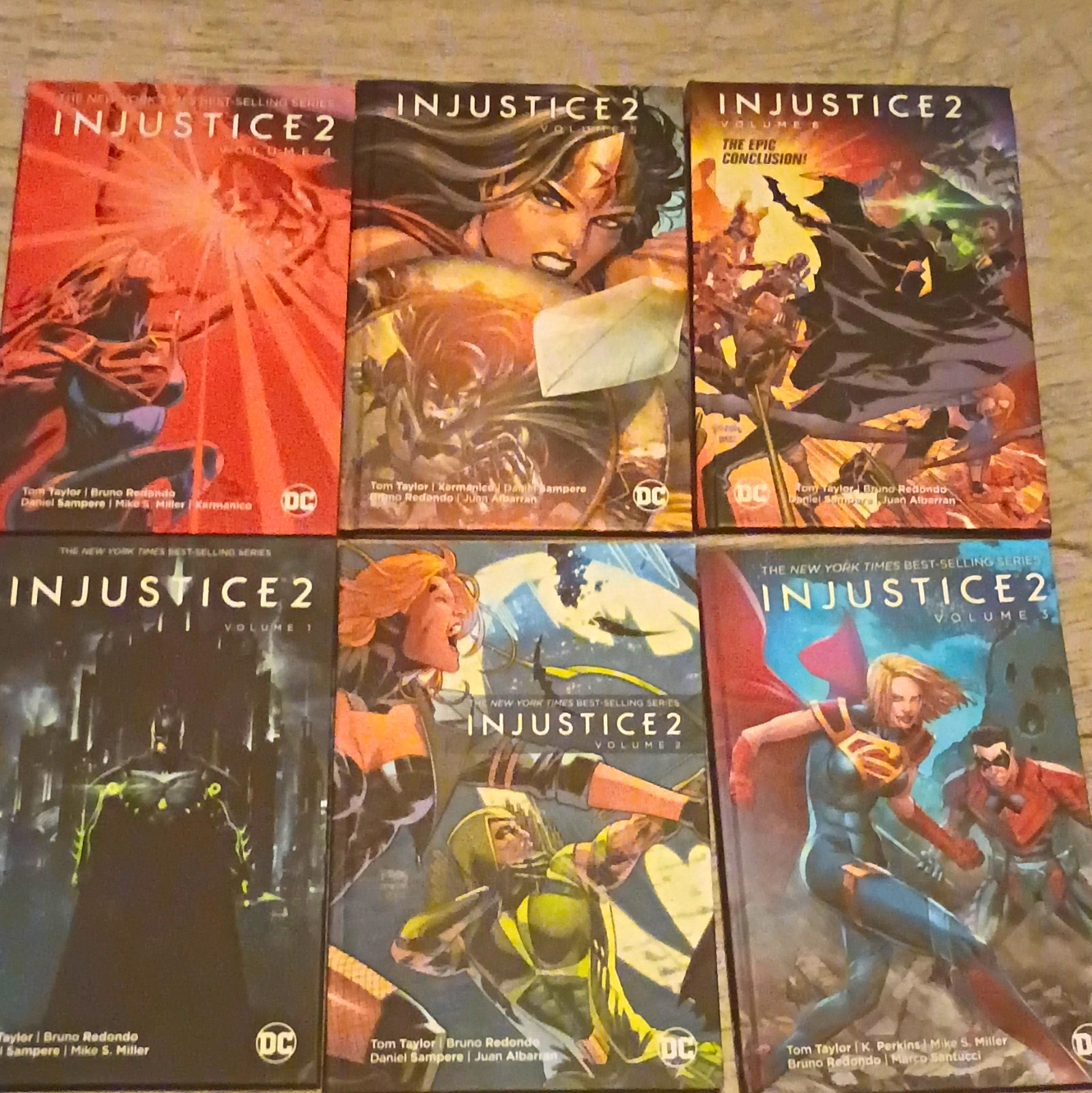 DC Comics Injustice 2 Hardcover Vol 1-6 Lot Tom Taylor Batman Superman WW