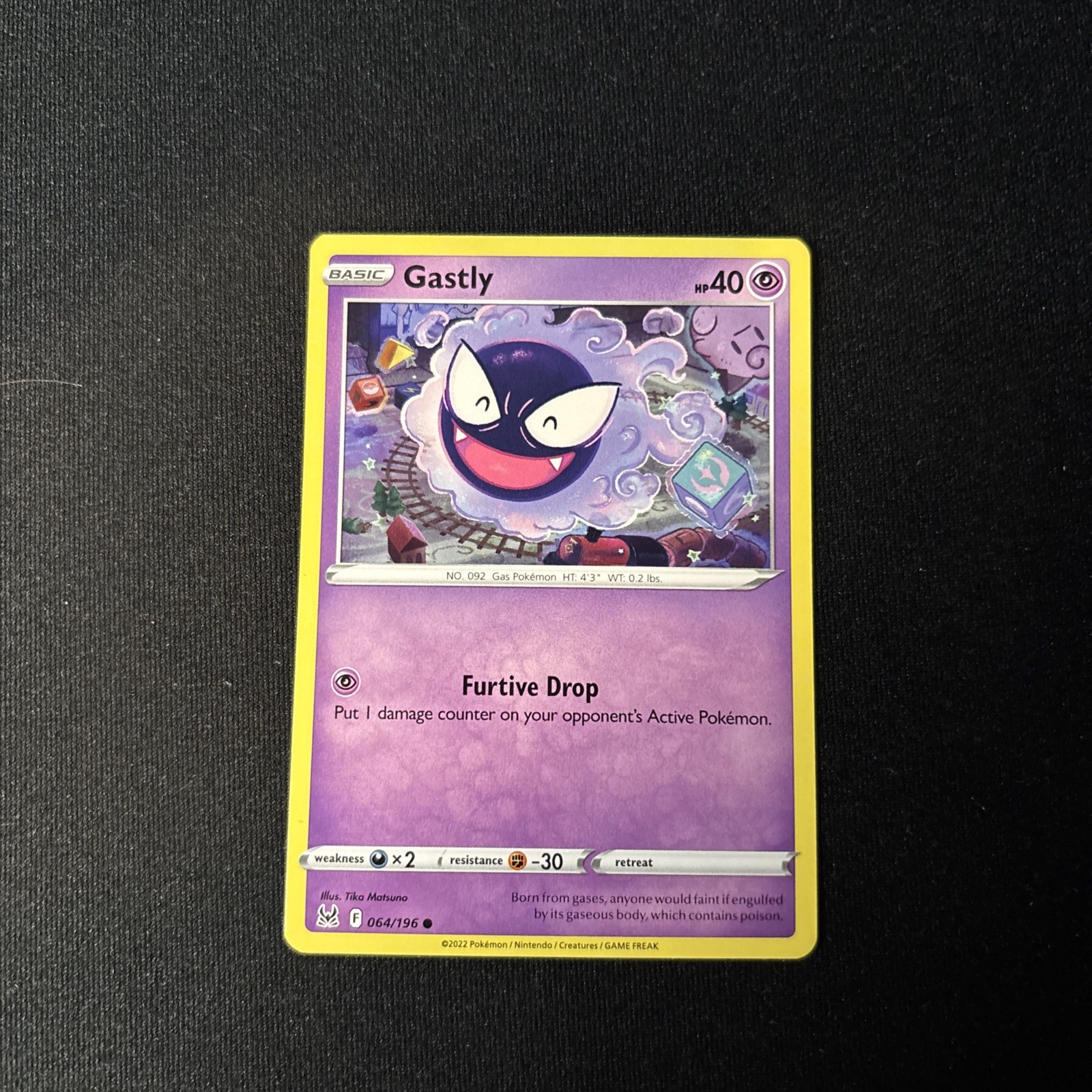 Pokemon Gastly 064/196 SWSH11: Lost Origin