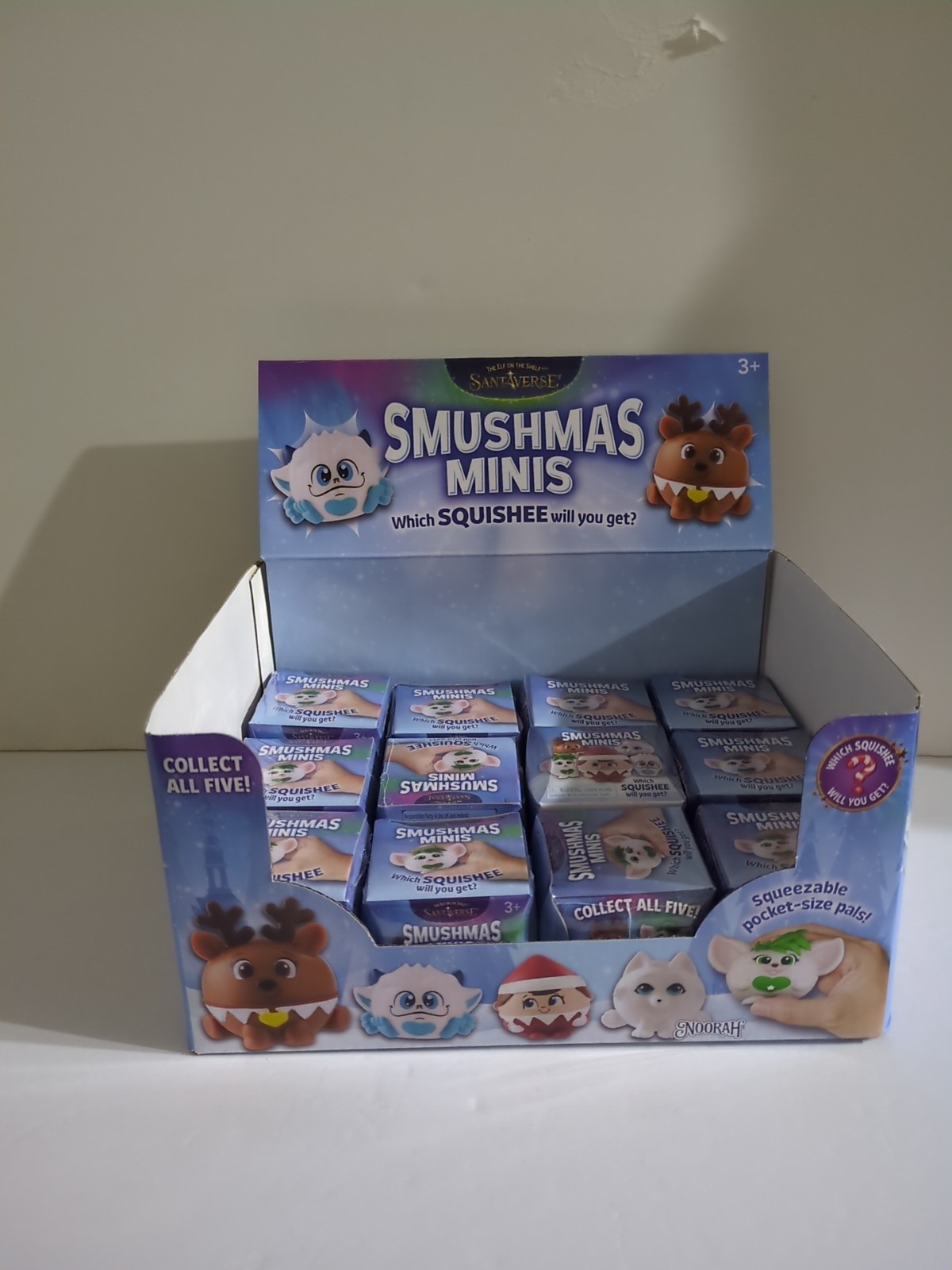 Elf on the Shelf Santaverse Smushmas Minis Mystery Squishy Blind Box 4 Pack
