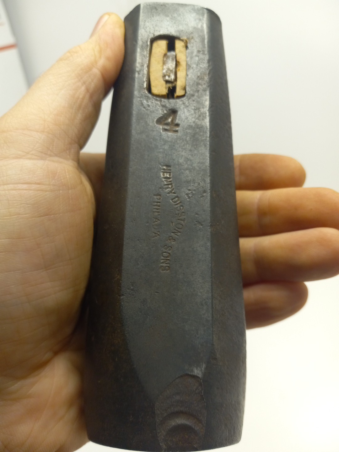 HENRY DISSTON & SONS BLACKSMITH SAWYER'S BLADESMITH DOG HEAD VINTAGE SAW HAMMER