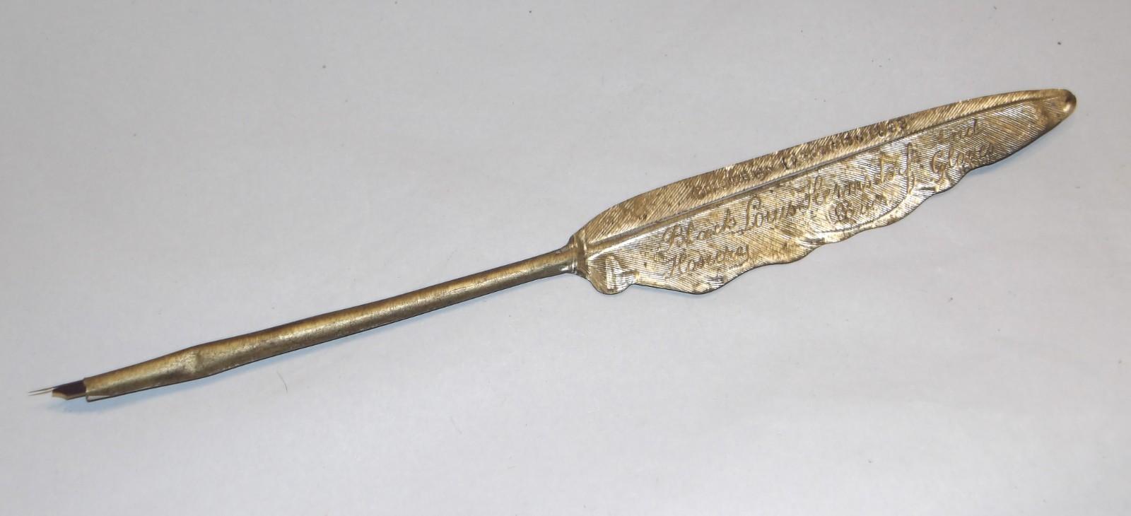 Antique 1893 Columbian Exposition Louis Hermsdolf Hosery & Glove Dip Pen 10\