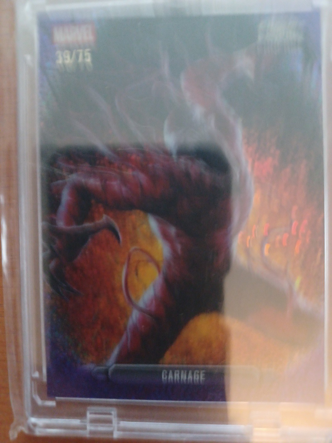 2026 Topps Chrome Marvel #FF-08 Carnage FANFARE Purple  39/75