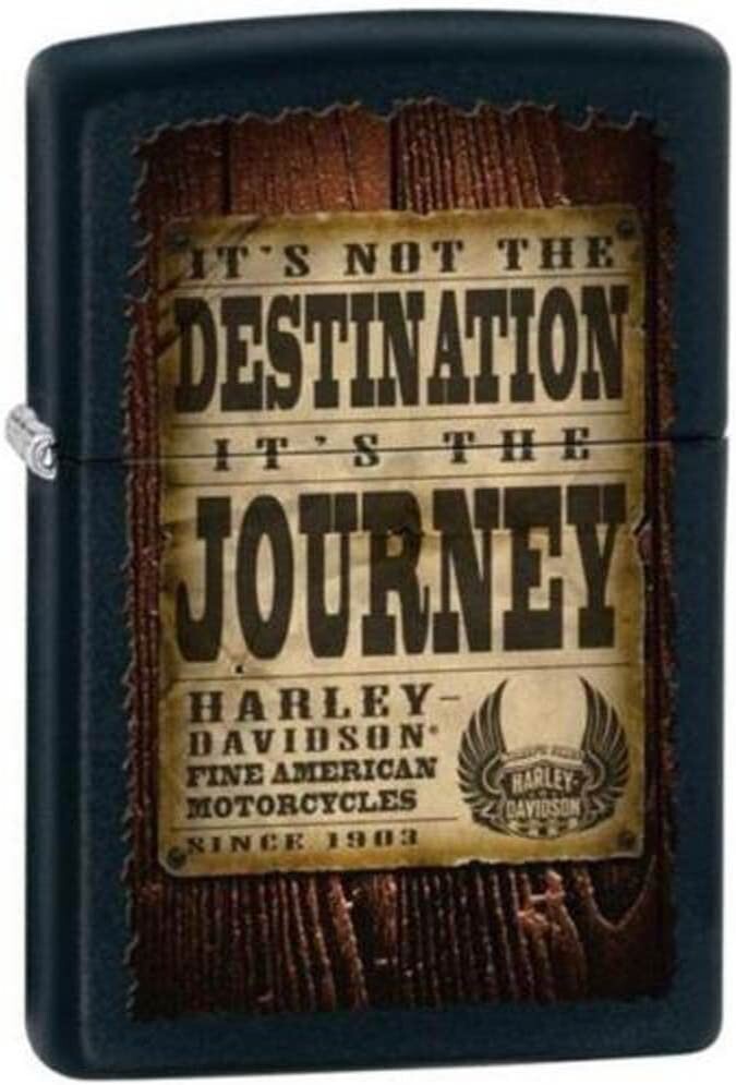 Zippo H-D It's The Journey Black Matte 28351