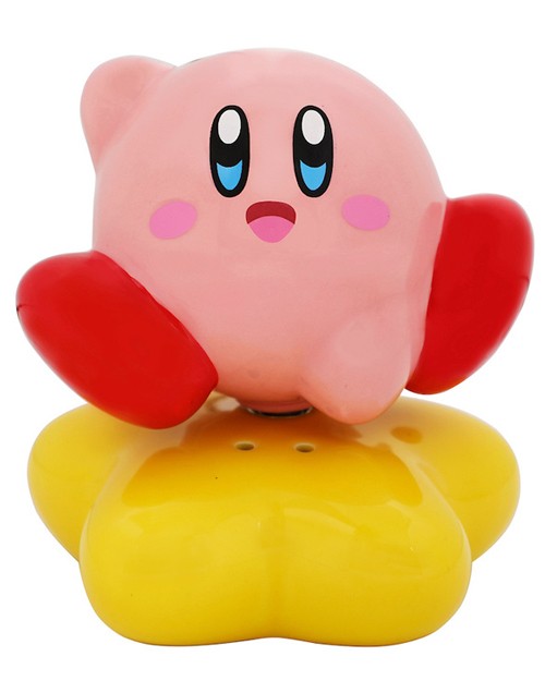 Kirby and the Warp Star Magnetic Sculpted Salt & Pepper Set Bioworld Nintendo