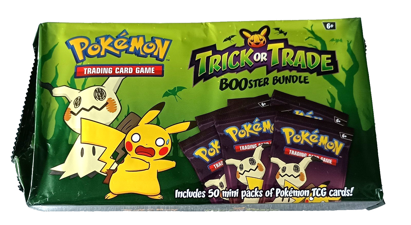 Pokemon Halloween Trick Or Trade Booster Cards Full Sealed Box 50 Packs NOS 2023