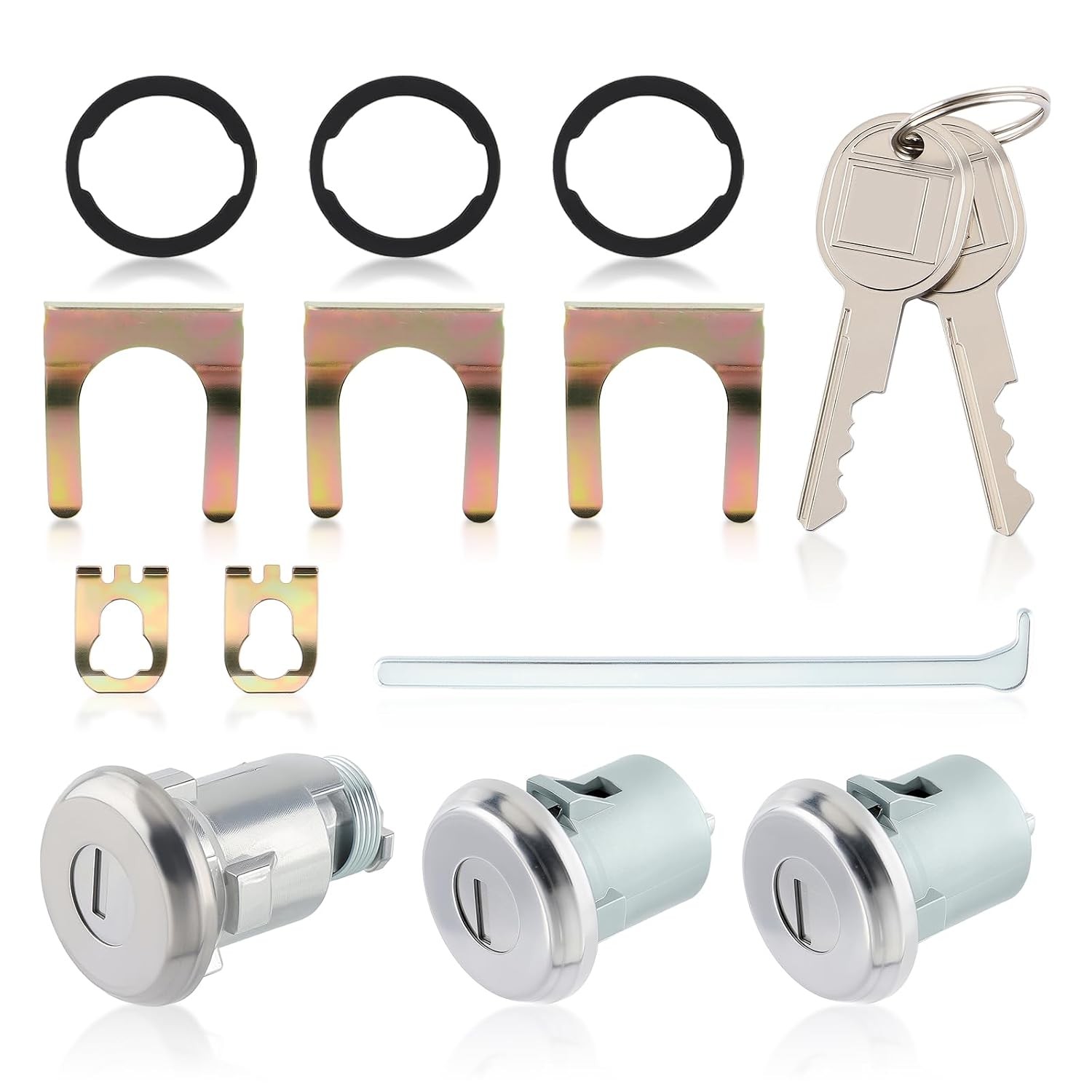 Pontiac Bonneville Catalina Door Lock Cylinder Lock Cylinder Set Compatible