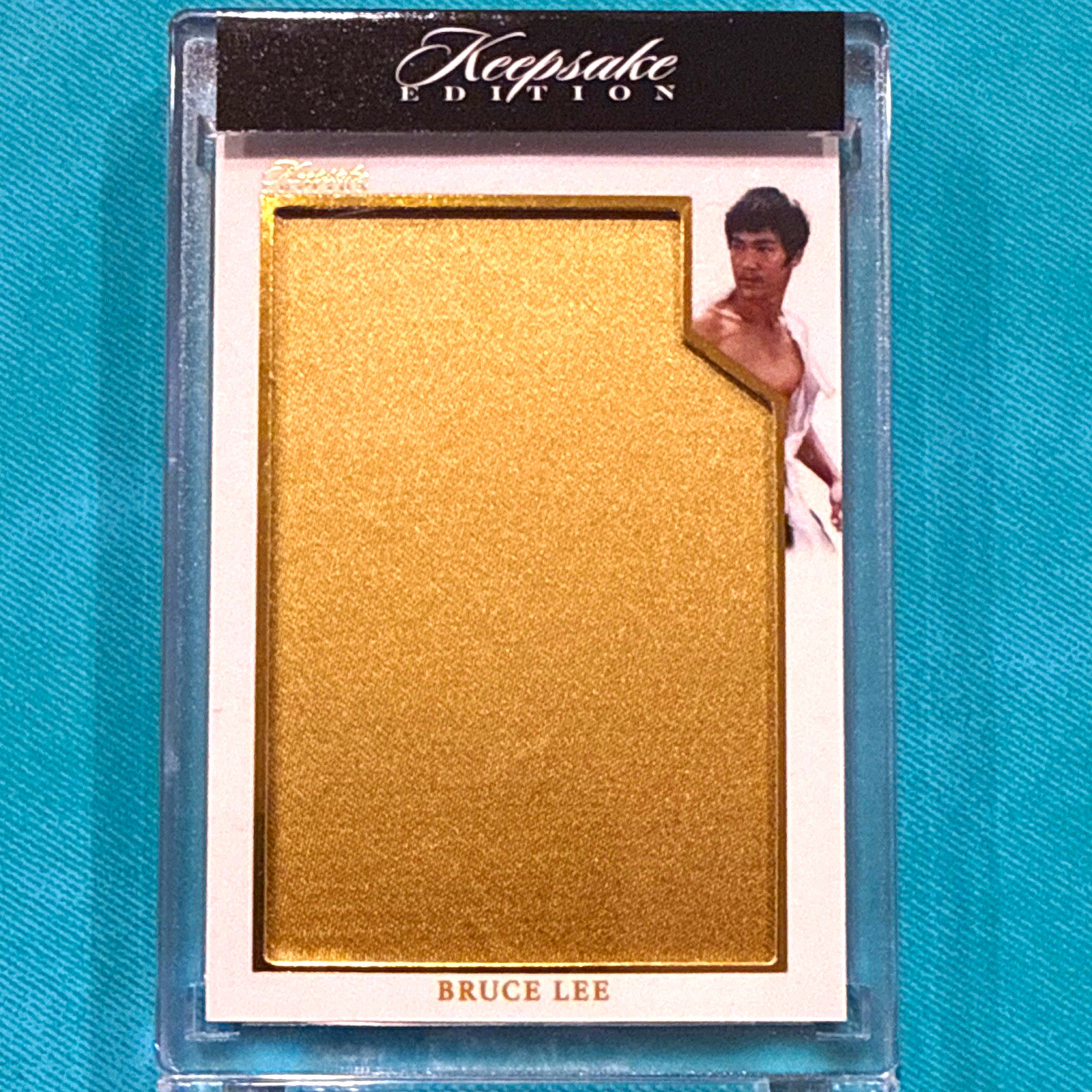 Bruce Lee 2024 Keepsake 50th Anniversary Jumbo Relic Card BL-102 /99