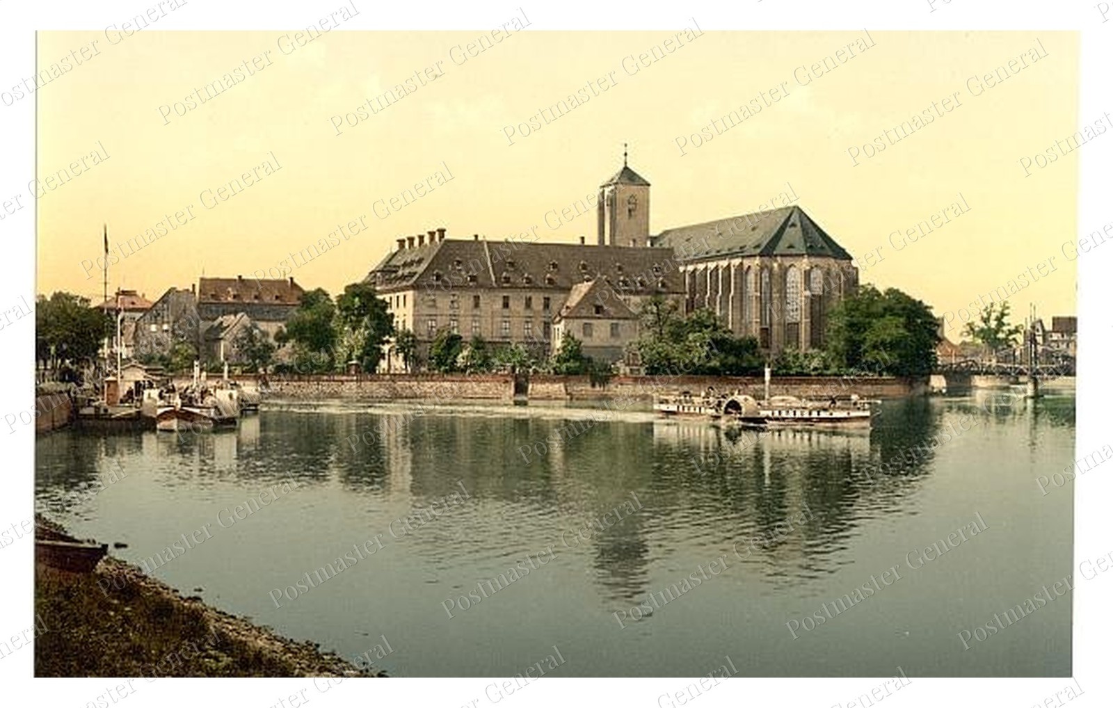 Wroclaw Sand Church Landing Standard Postcard COPY RPPC