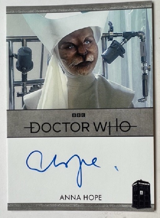 Anna Hope Border Autograph Card from Doctor Who Series 1 - 4, Rittenhouse