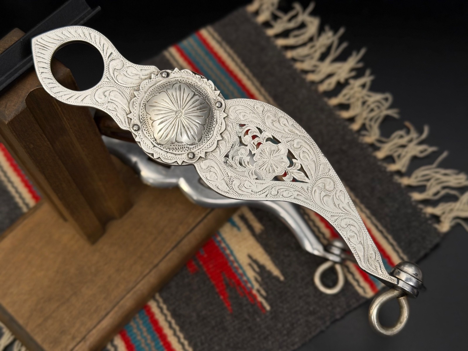 BEAUTIFUL Vintage “VOGT” Santa Barbra Silver Overlaid Filigree Bit