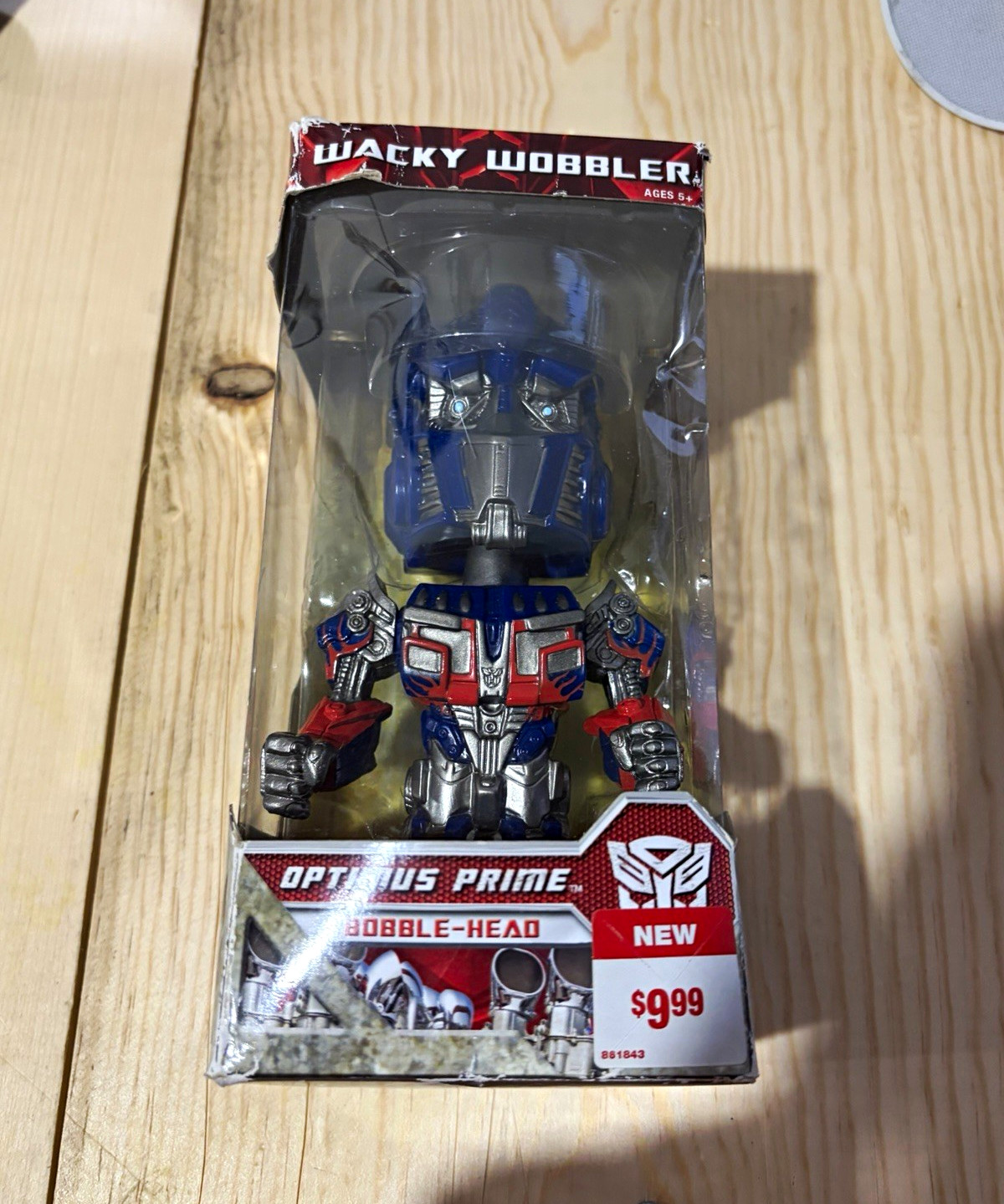 Funko Wacky Wobbler Transformers Optimus Prime Plastic Bobblehead Figure