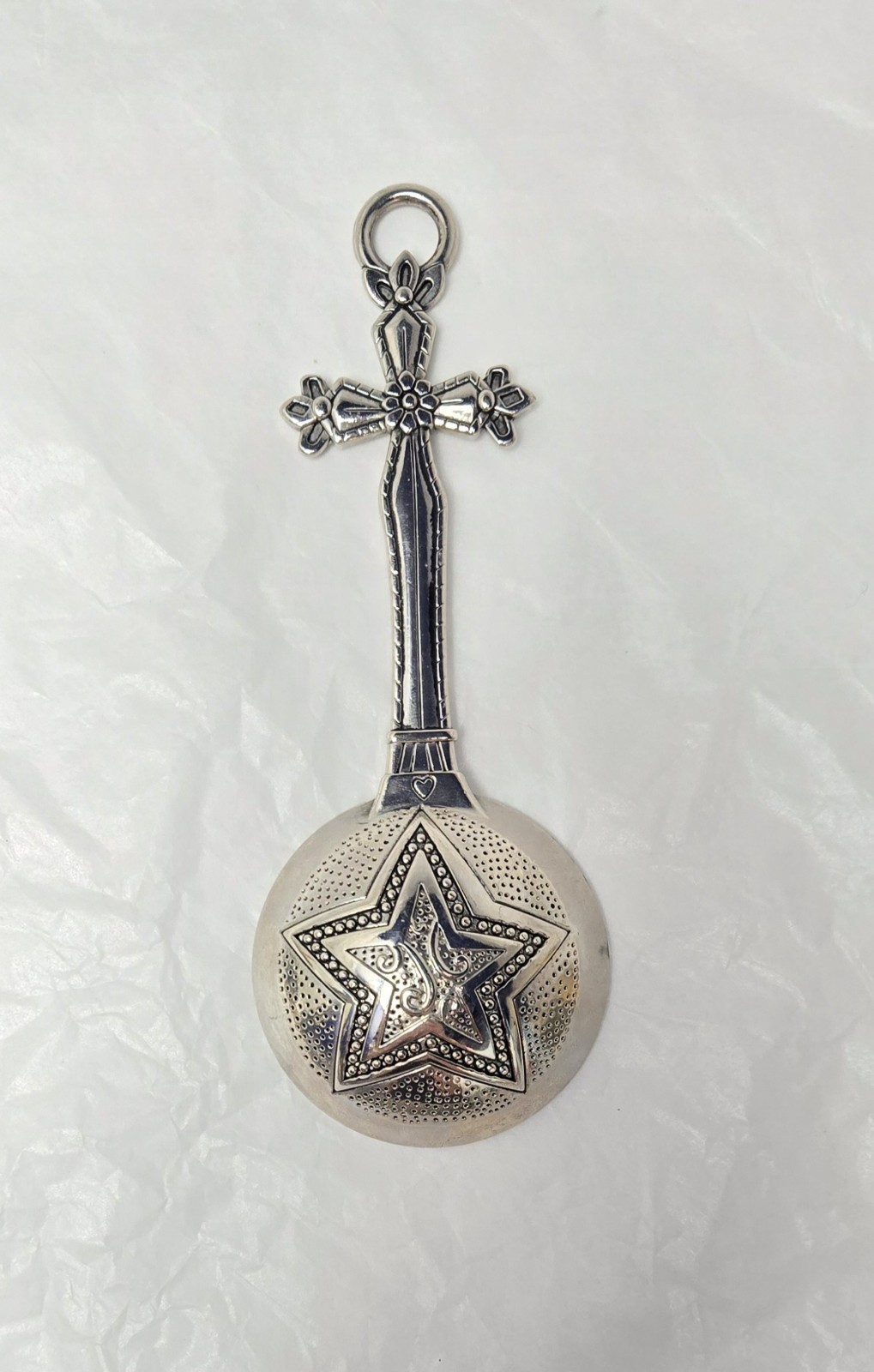 Ganz Star Dash of Faith Measuring Spoon Christian Cross Kitchen Decore