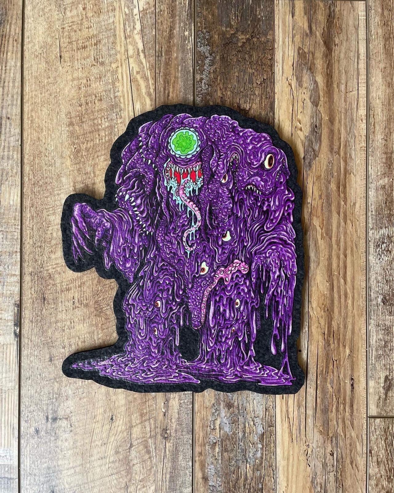 RobIsrealArt x Scoobys 12” Tar Monster (Moodmat / mouse pad / Art)