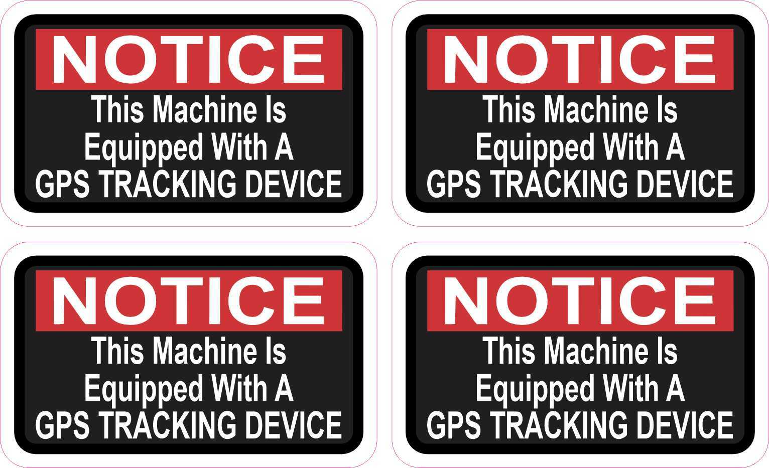 StickerTalk Machine Equipped with GPS Tracking Vinyl Stickers, 2.5 inches x 1...