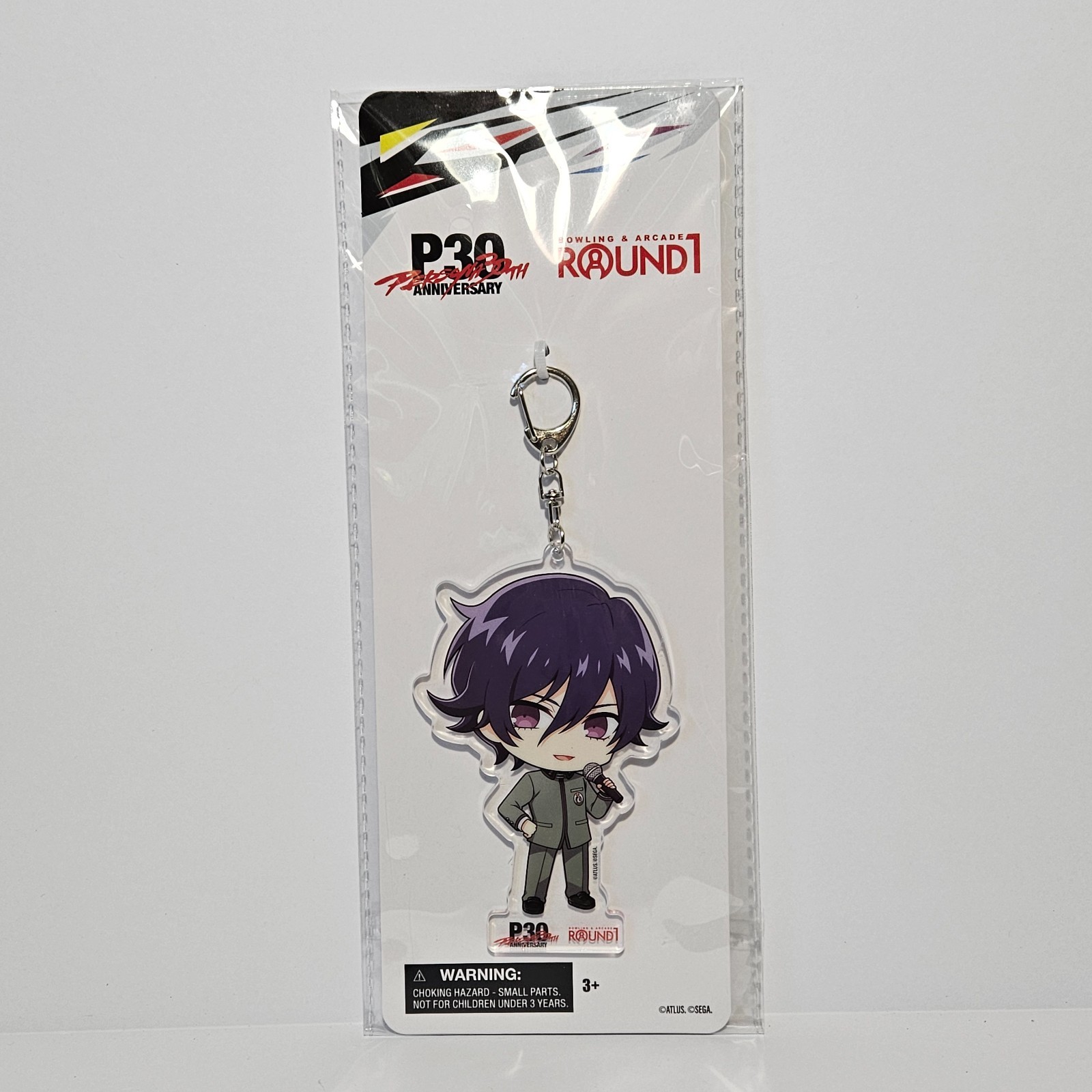 Persona 30th Anniversary X Round 1 Persona 1 Protagonist Keychain