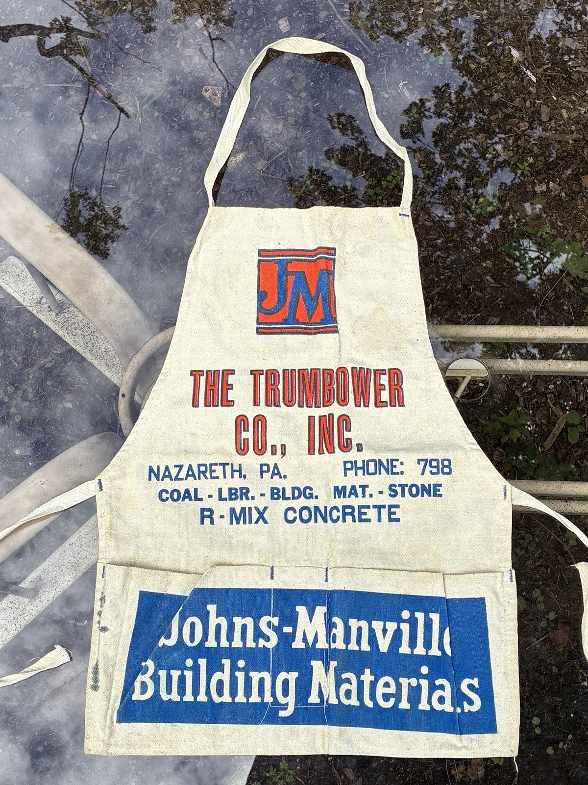 Vintage The Trumbower Co. Apron Nail Tool Pouch—Nazareth PA