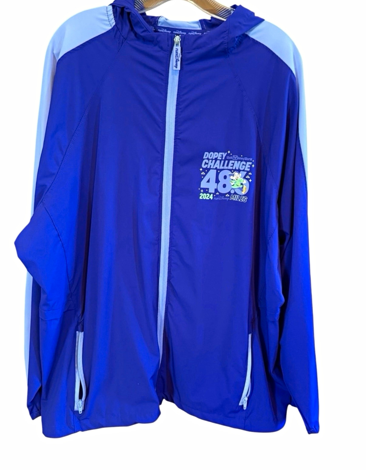 Disney runDisney Dopey Challenge 2024 Hooded Jacket XXL