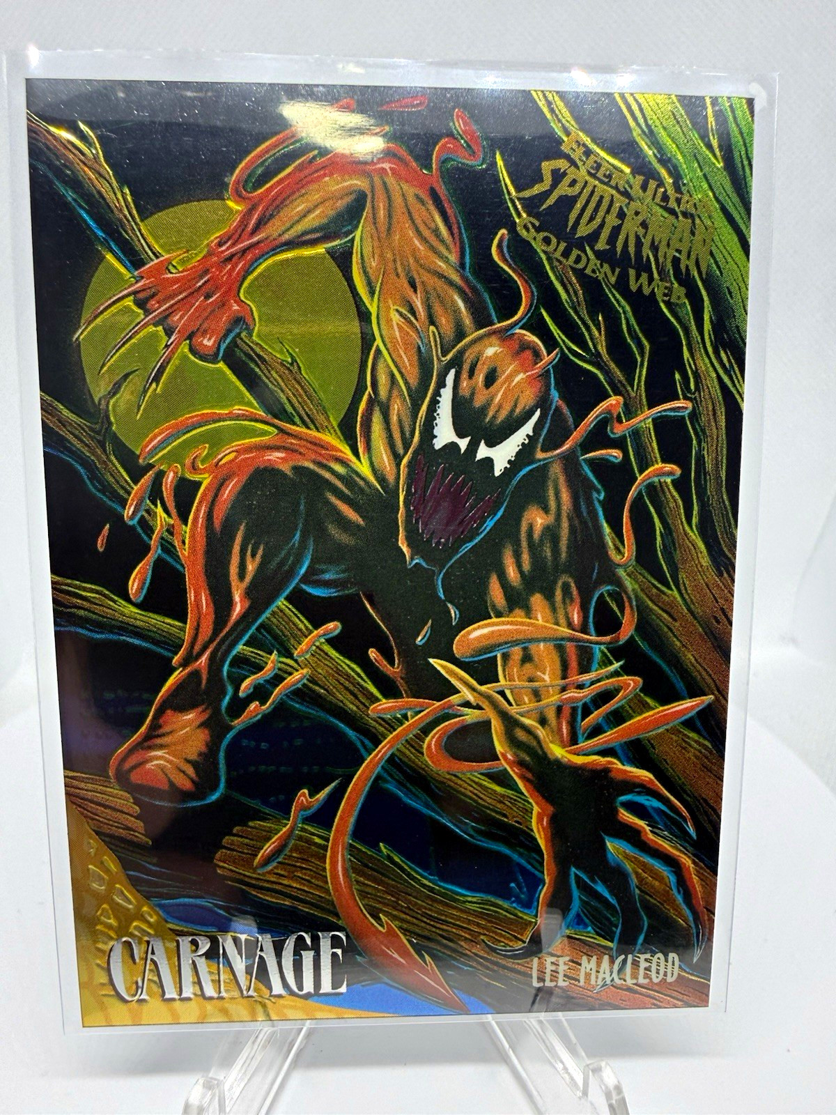 1998 Fleer Ultra Golden Web Limited Edition Carnage 2 of 9