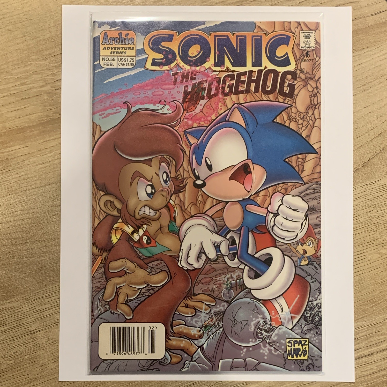 Archie Adventure Series Sonic the Hedgehog #55 Feb Color Single Issue Comic