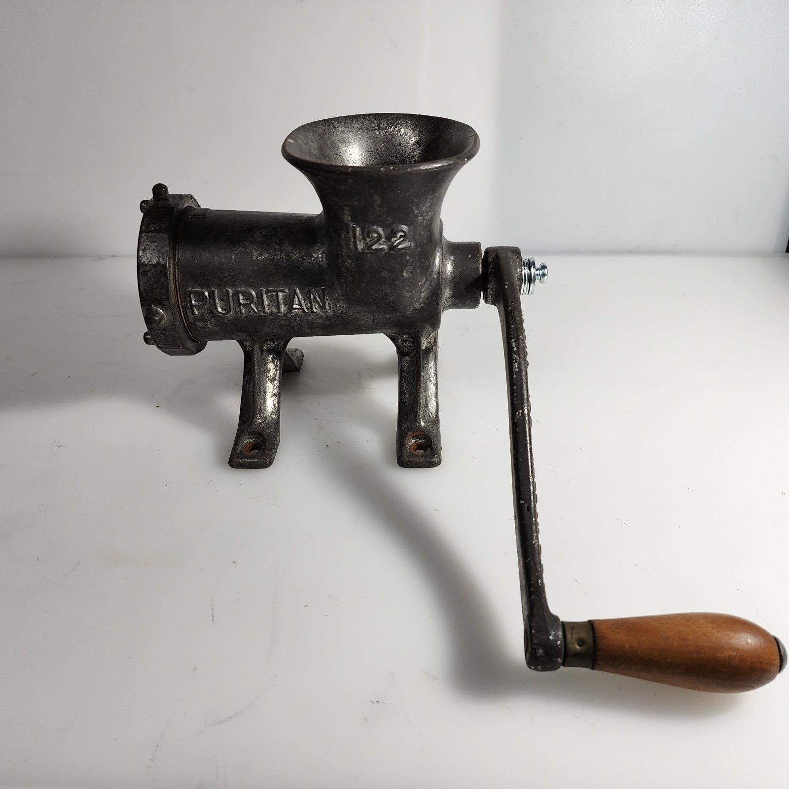 Vintage Puritan 122 Meat Grinder, Food Chopper Processor Made by Griswold USA