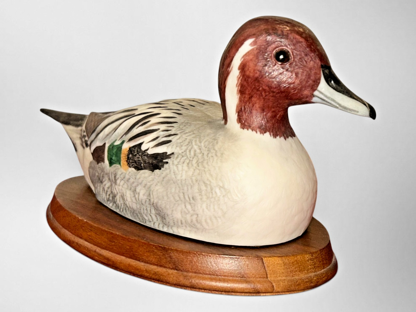 VTG Rare Goebel Pintail Drake 94/2500 w/Unique Oval Base - Gorgeous