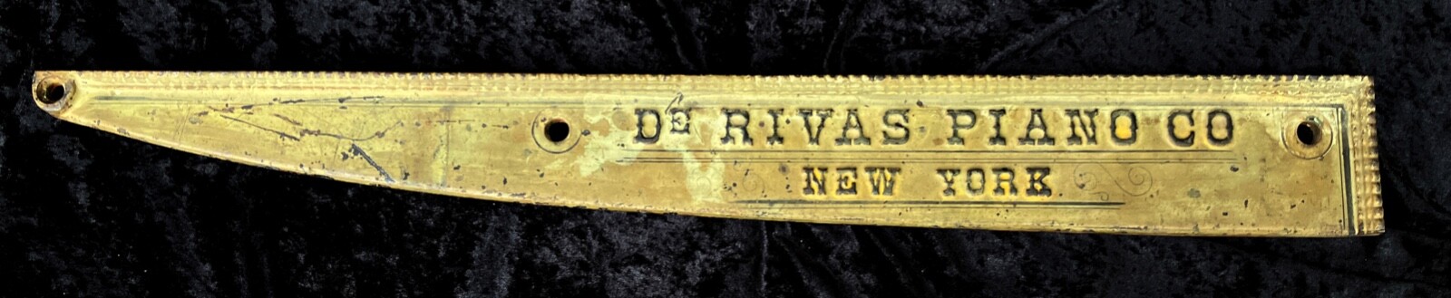 Antique New York Piano Decor Cast Iron Art Great Music Lover Christmas Gift