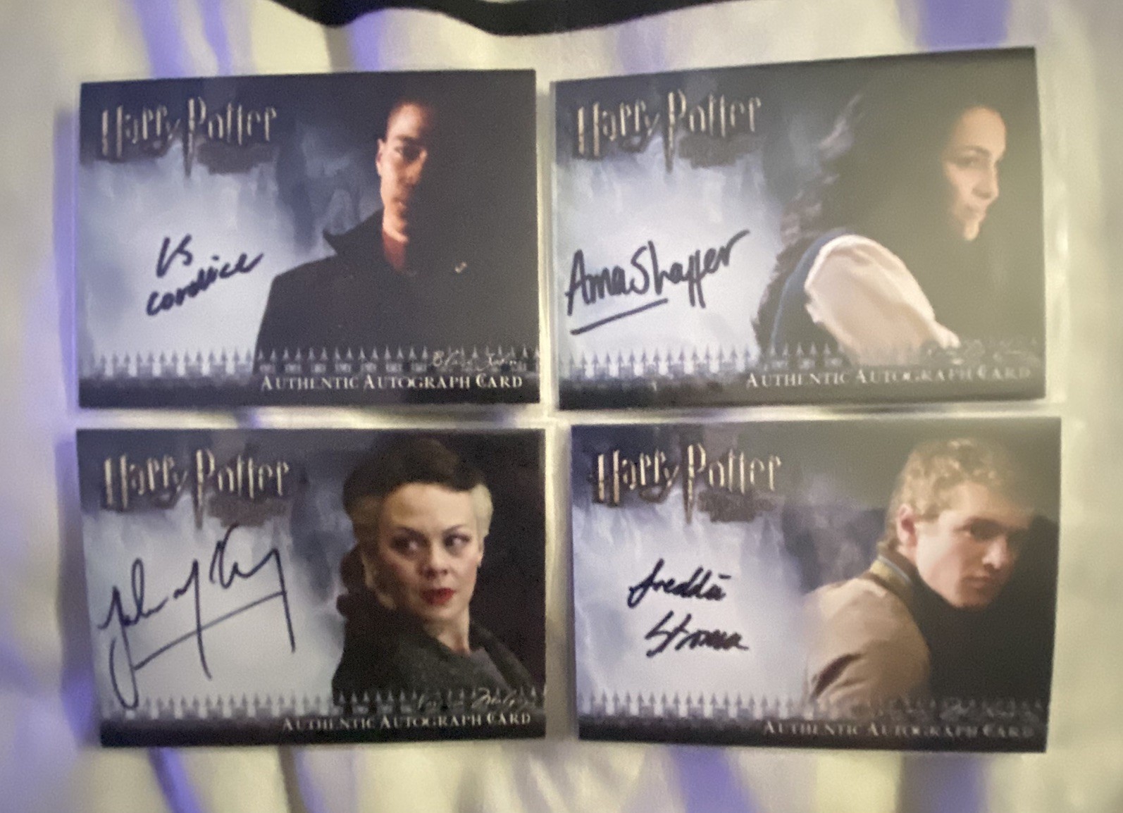  Harry Potter Half blood Prince autographs