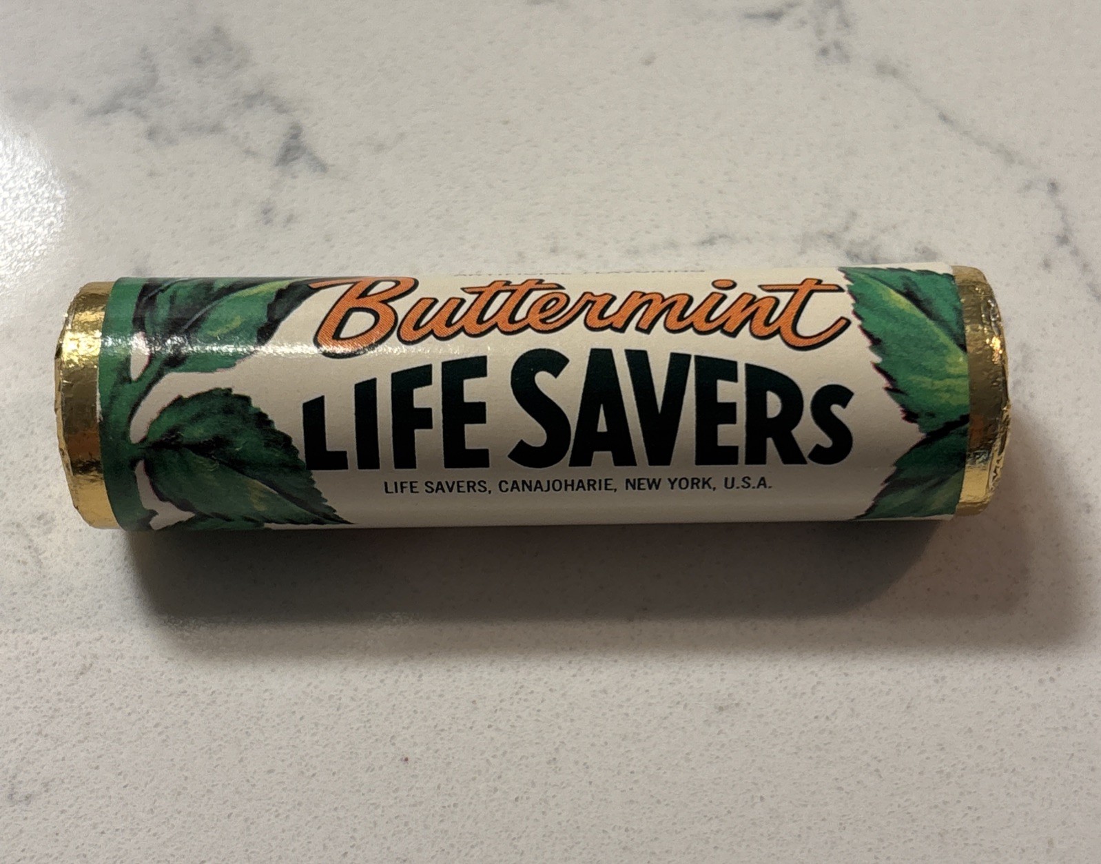 1970s LIFE SAVERS Beech-Nut Buttermint Roll - Canajoharie NY - Unopened no UPC