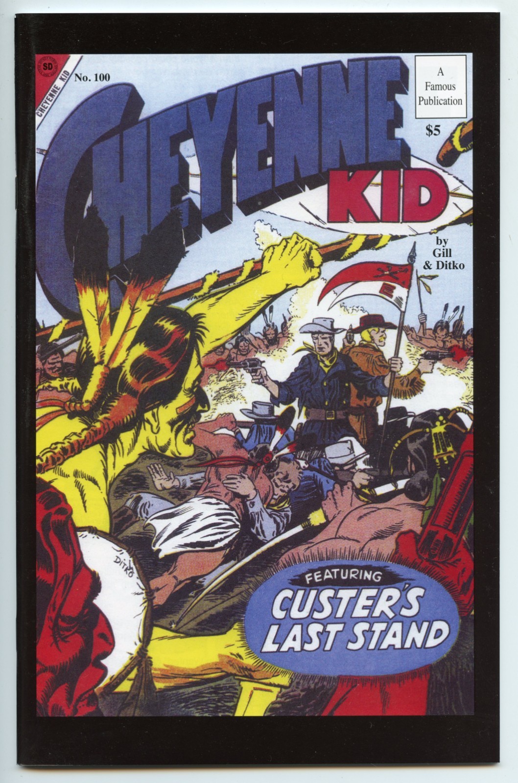 Cheyenne Kid 100, 2021 full-color comic, all Steve Ditko art