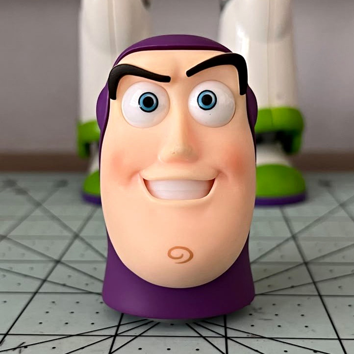 Toy Story Custom Buzz Lightyear Luminus  Head Sculpt