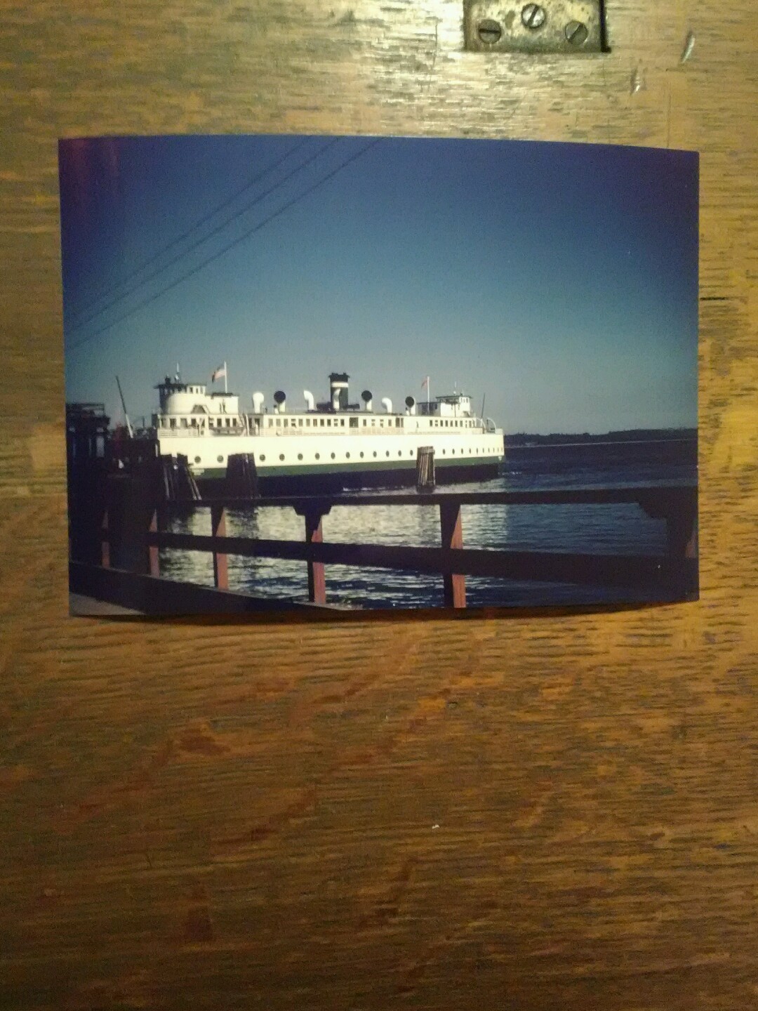 5 X 7 COLOR PRINT M.V.FERRY KLICKITAT SAN JUANS WASHINGTON STATE FERRIES